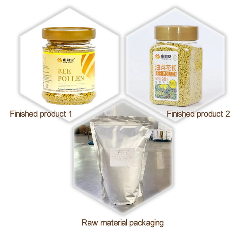 Beehall Organic Food Factory Hot Sale Nop EOS Certificates Honey Bee Pollen