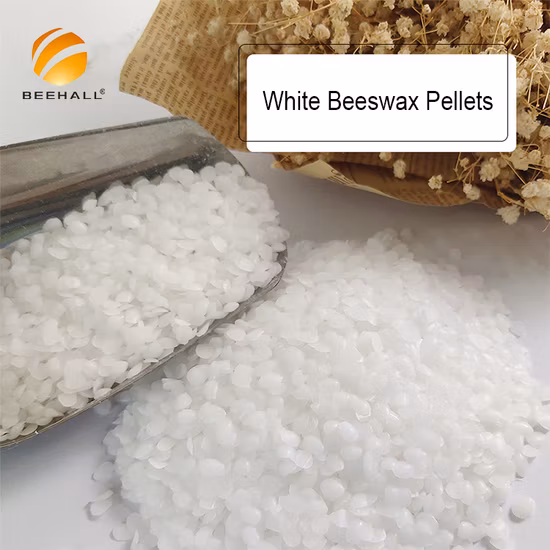 Los fabricantes suministran cera de abejas amarilla granular de stock, cera de abejas amarilla de bloque cosmético, jabón, cosméticos, lápiz labial para bricolaje